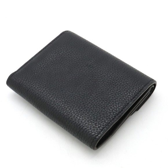 LOUIS VUITTON Monogram Portefeuille Double V Compact Tri-fold Leather Noir Bl... - Picture 2 of 8